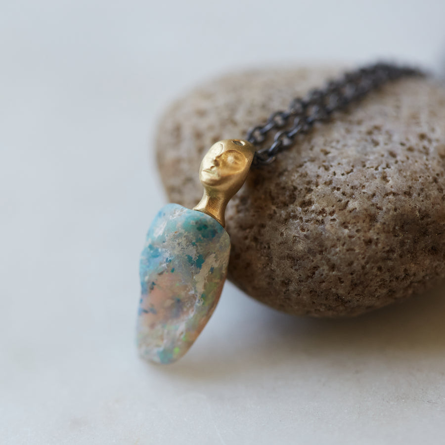 Opal cameo necklace - Hannah Blount