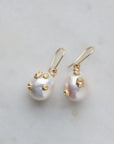Pearl earrings with barnacles - Hannah Blount