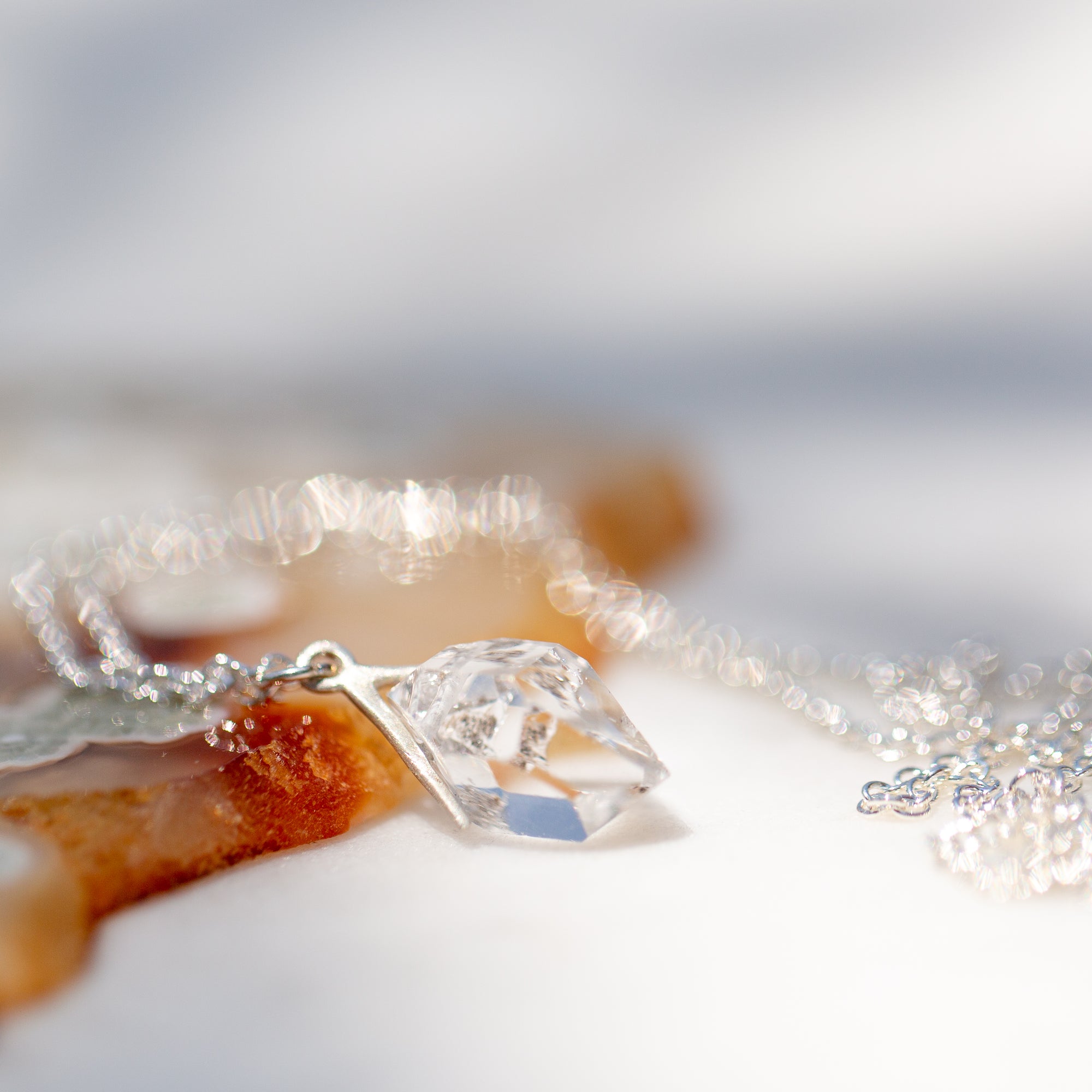 Herkimer quartz necklace - Hannah Blount