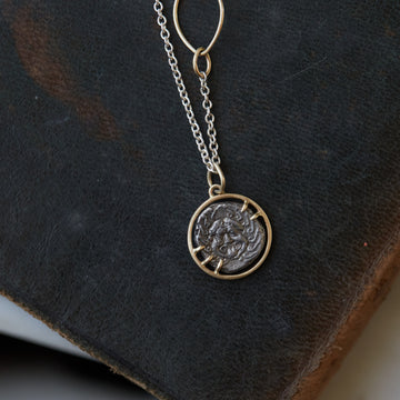 Medusa coin vanity necklace - Hannah Blount
