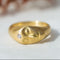 Cameo ring in gold with diamond - Hannah Blount