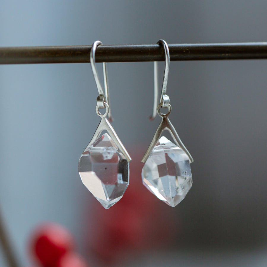 Herkimer quartz earrings - Hannah Blount