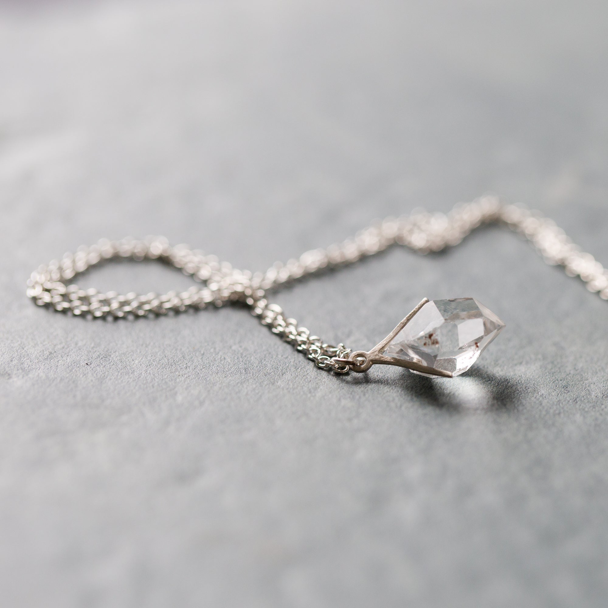 Herkimer quartz necklace - Hannah Blount