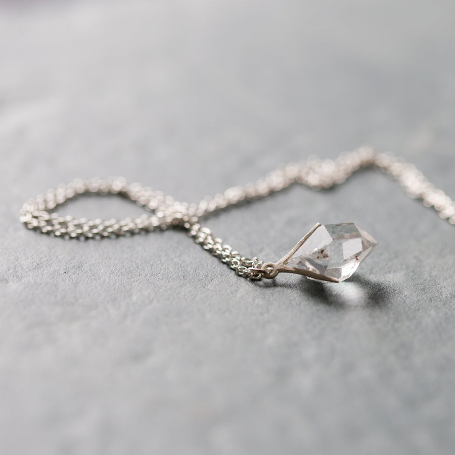 Herkimer quartz necklace - Hannah Blount
