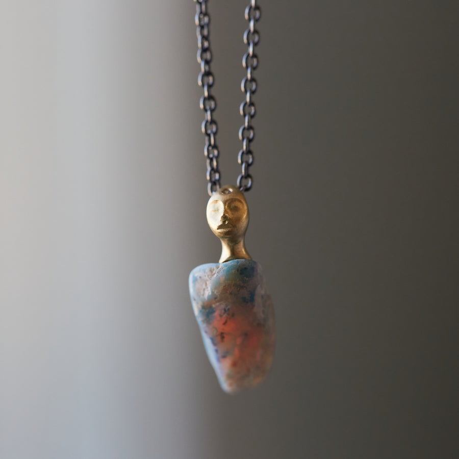 Opal cameo necklace - Hannah Blount