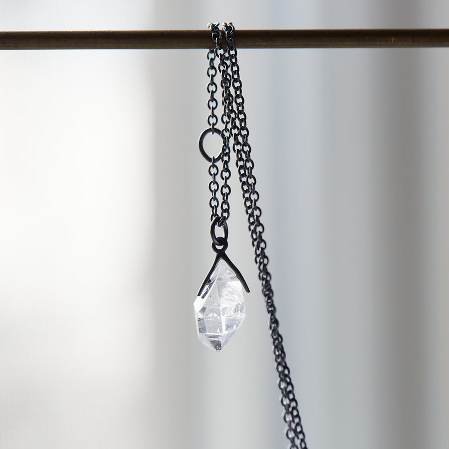 Herkimer quartz necklace - Hannah Blount