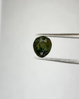 2.295ct Olive Green Montana Sapphire