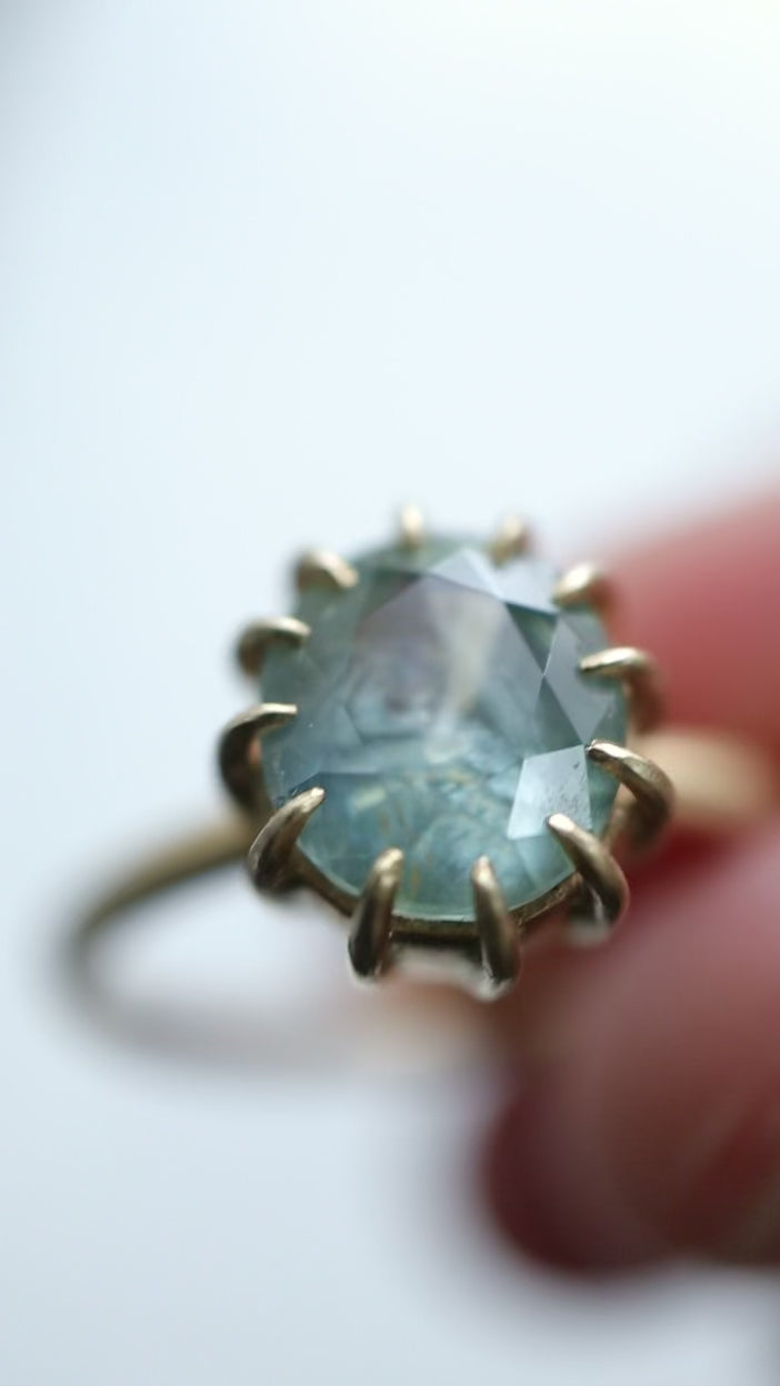 video of Montana Sapphire vanity ring