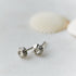 silver barnacle studs by Hannah Blount