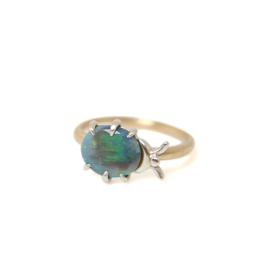 Opal Beetle Ring by Hannah Blount