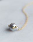 Phosphorescent Tahitian Pearl Ruthie B. Necklace-Hannah Blount Jewelry