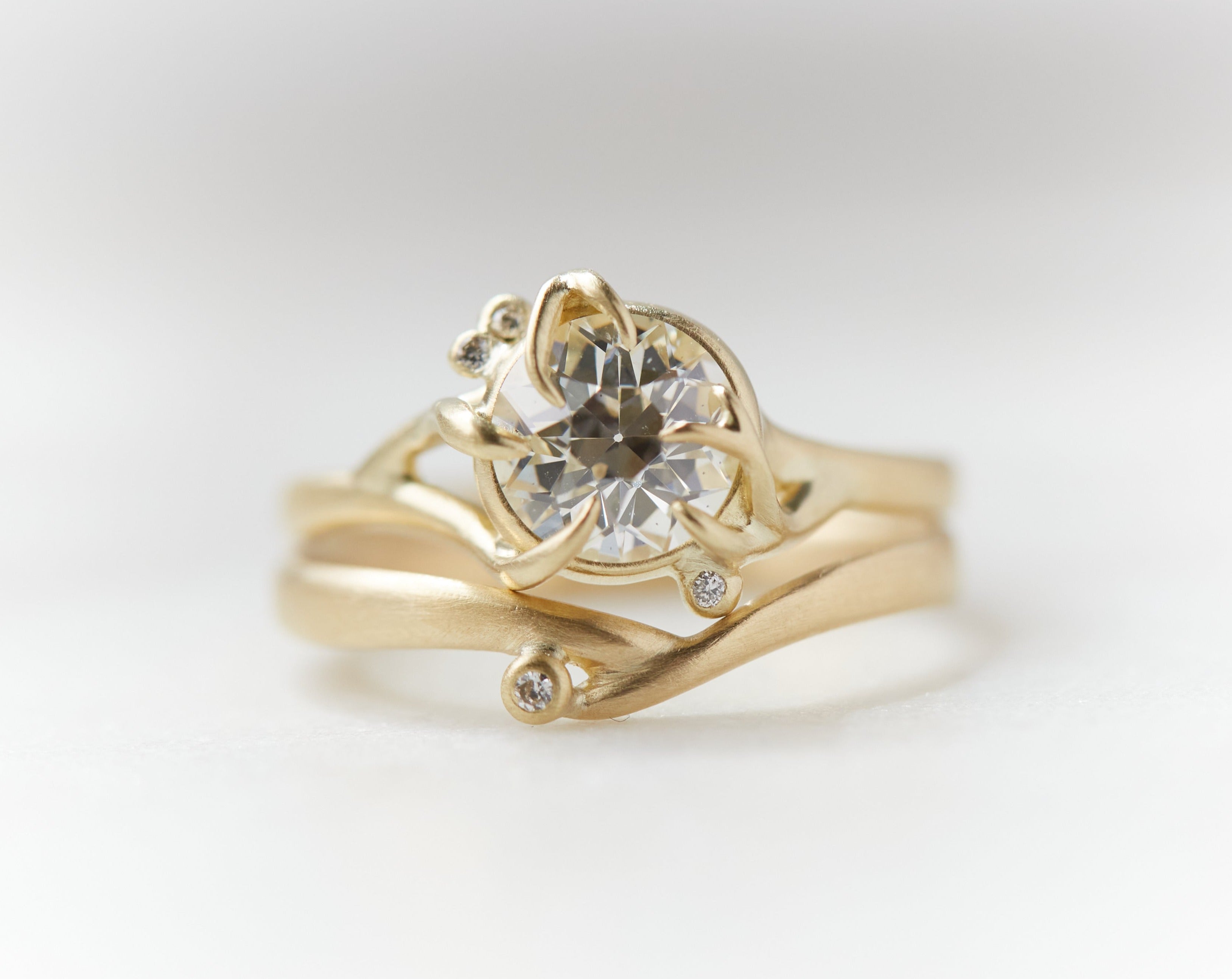 Columba Diamond Branch Waiting Ring-Hannah Blount Jewelry