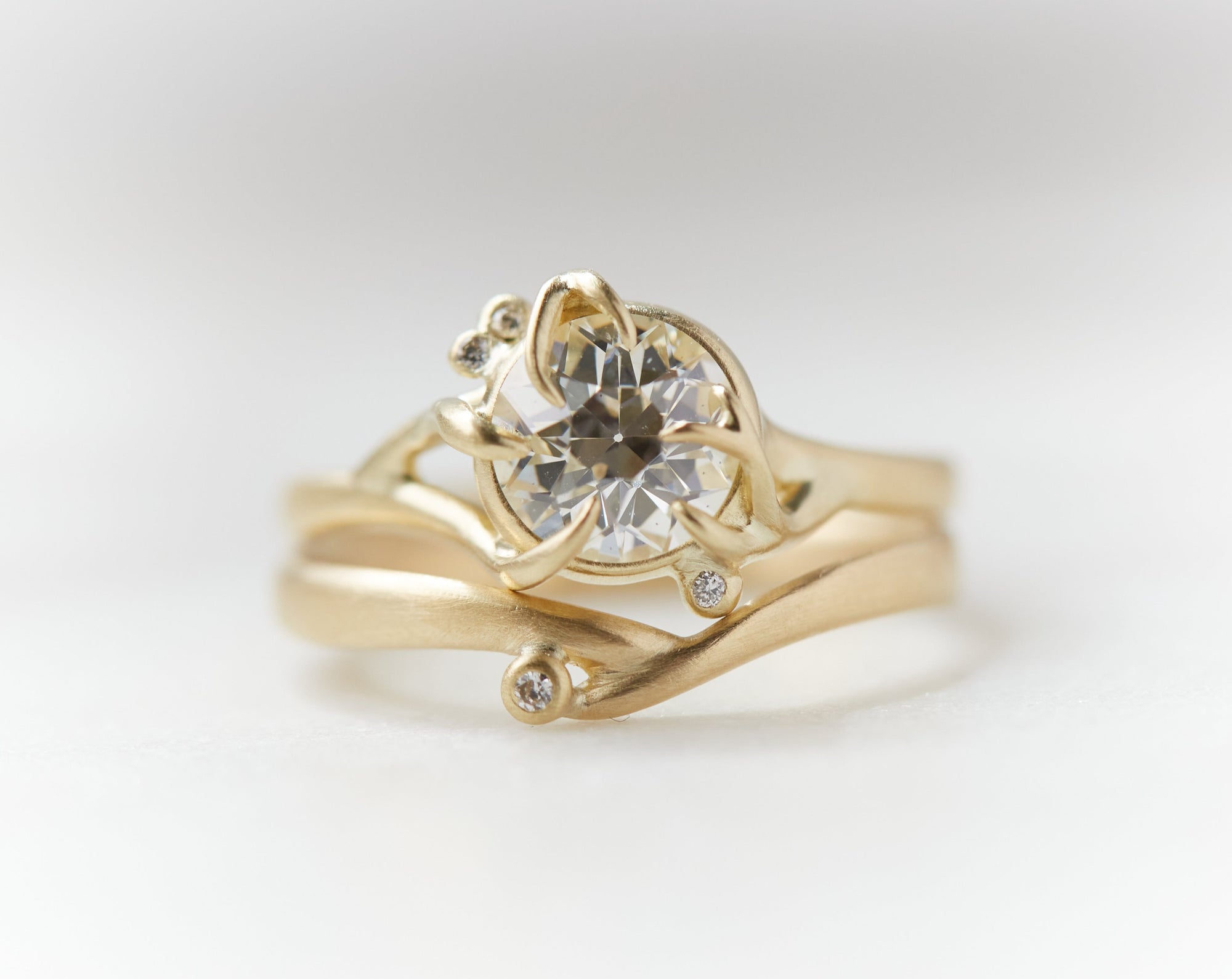 Columba Diamond Branch Waiting Ring-Hannah Blount Jewelry