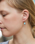 Shoreline Kingman Turquoise Vanity Earrings-Hannah Blount Jewelry