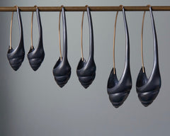 Sea Snail Hoops-Hannah Blount Jewelry