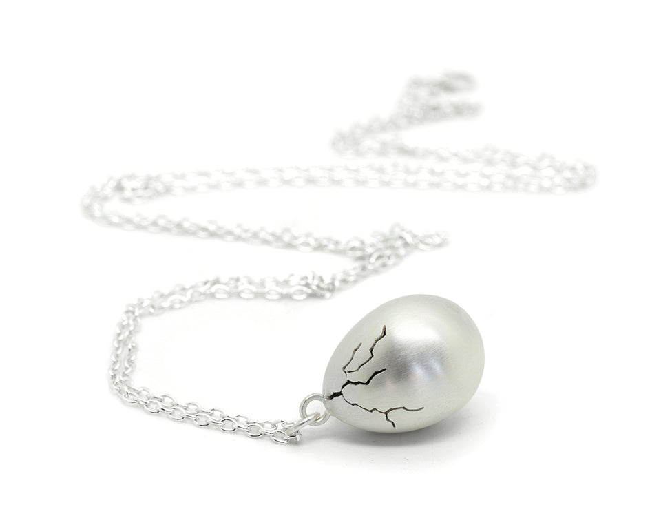 Cracked Egg Necklace-Hannah Blount Jewelry
