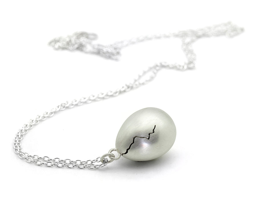Cracked Egg Necklace-Hannah Blount Jewelry