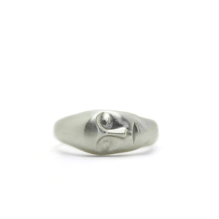 Large Grey Lady Cameo Ring-Hannah Blount Jewelry