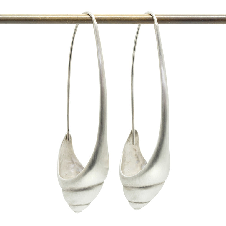 Sea Snail Hoops-Hannah Blount Jewelry