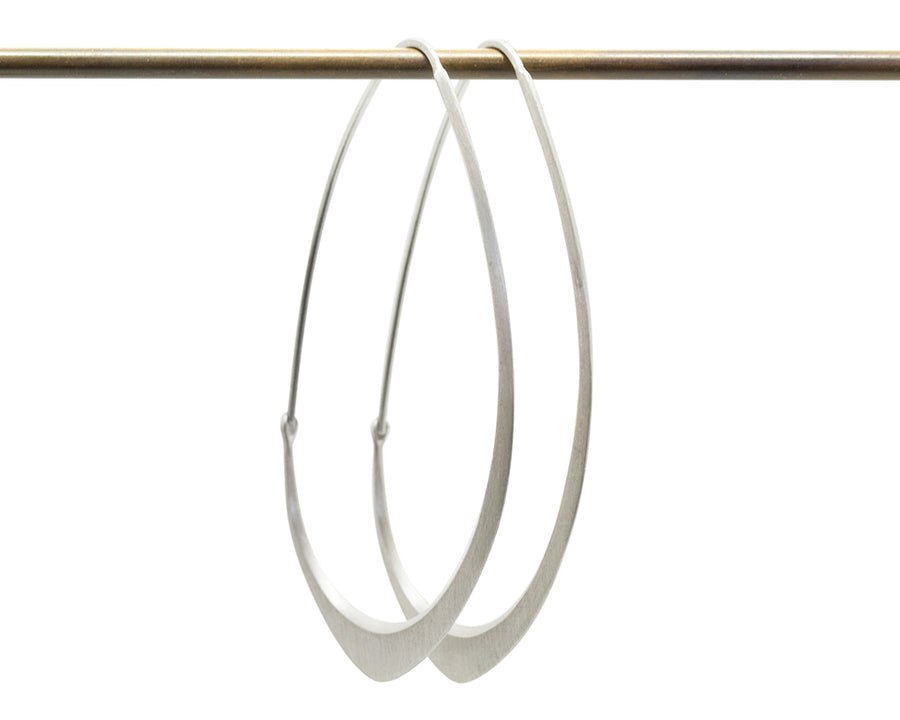 Large Facet Hoops-Hannah Blount Jewelry
