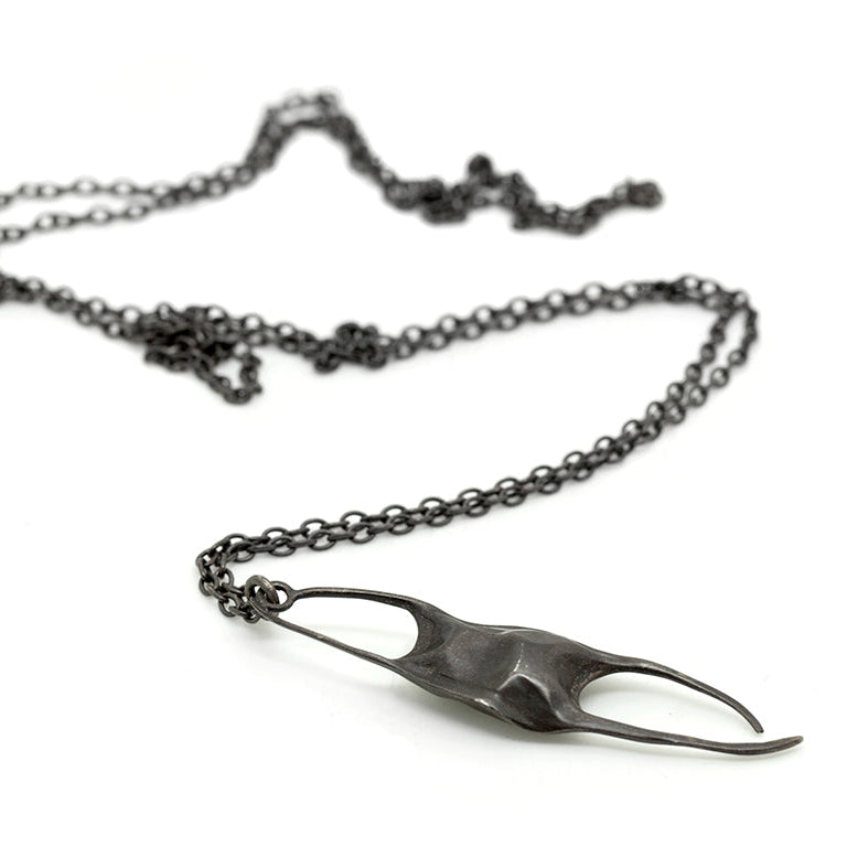 Skate Egg Case Necklace-Hannah Blount Jewelry