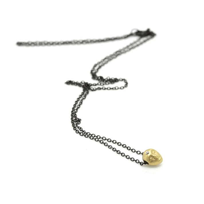 Little Grey Lady Cameo Necklace-Hannah Blount Jewelry