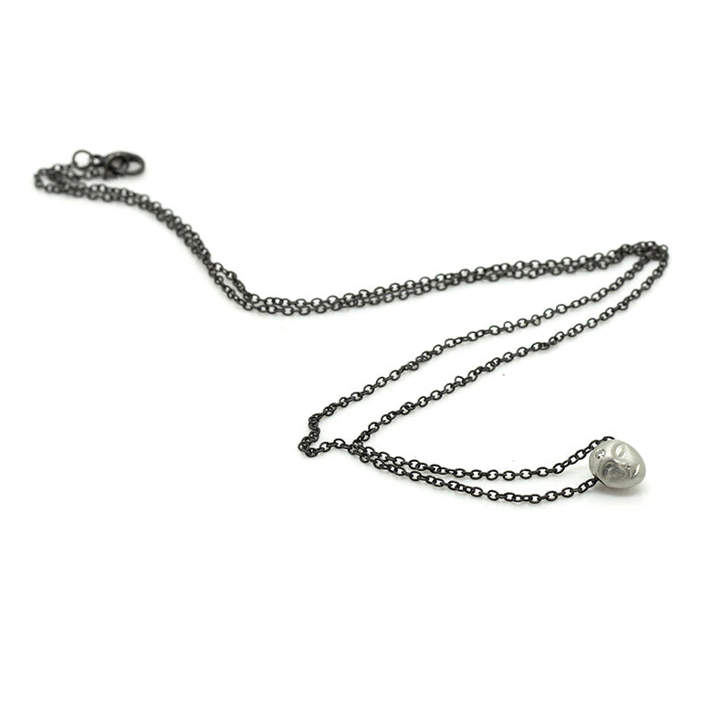 Little Grey Lady Cameo Necklace-Hannah Blount Jewelry