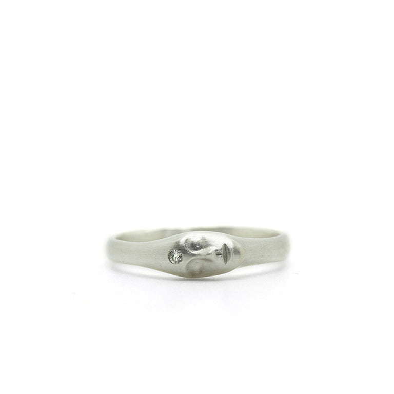 Little Grey Lady Cameo Ring-Hannah Blount Jewelry