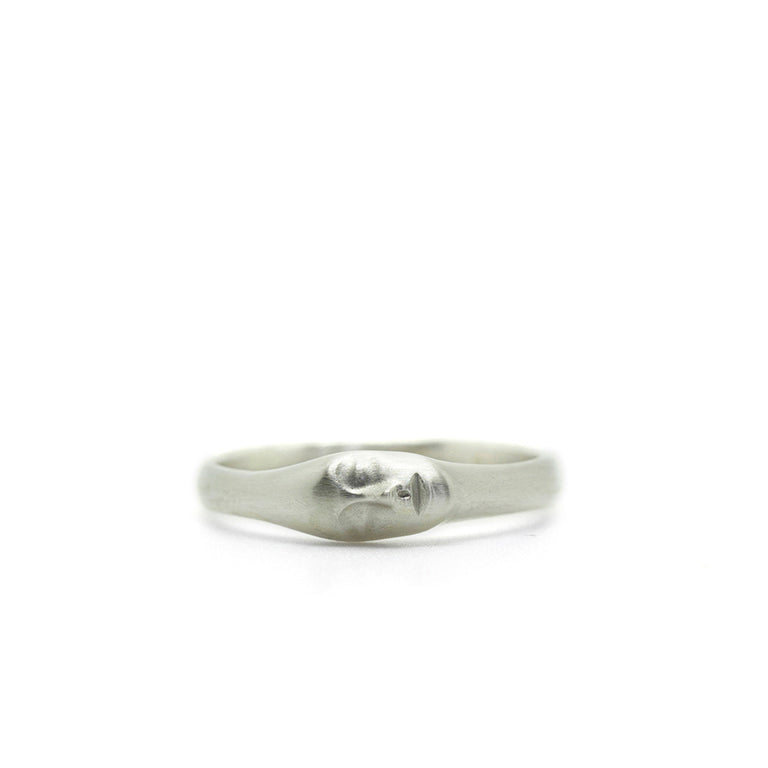 Little Grey Lady Cameo Ring-Hannah Blount Jewelry
