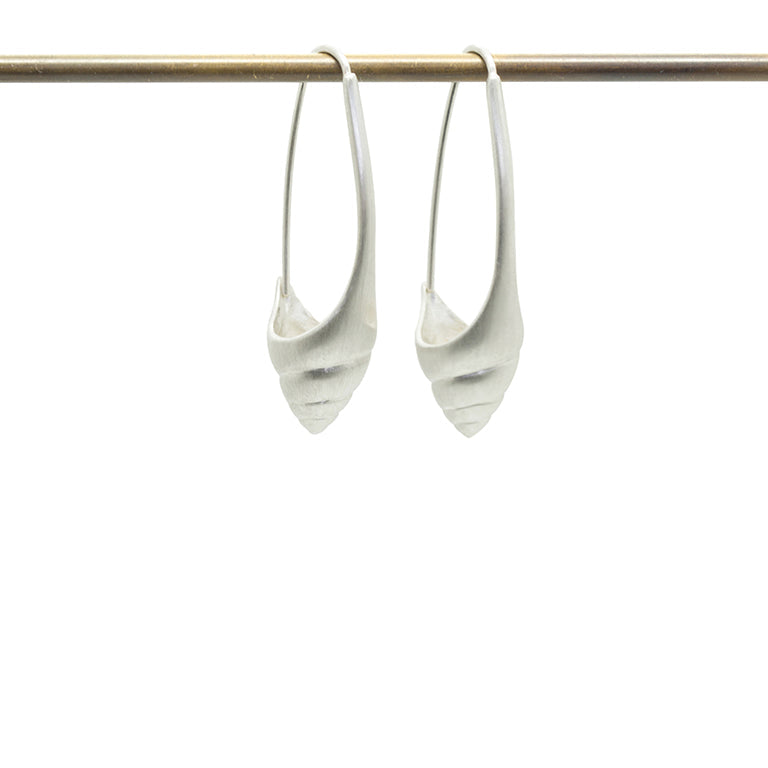 Sea Snail Hoops-Hannah Blount Jewelry