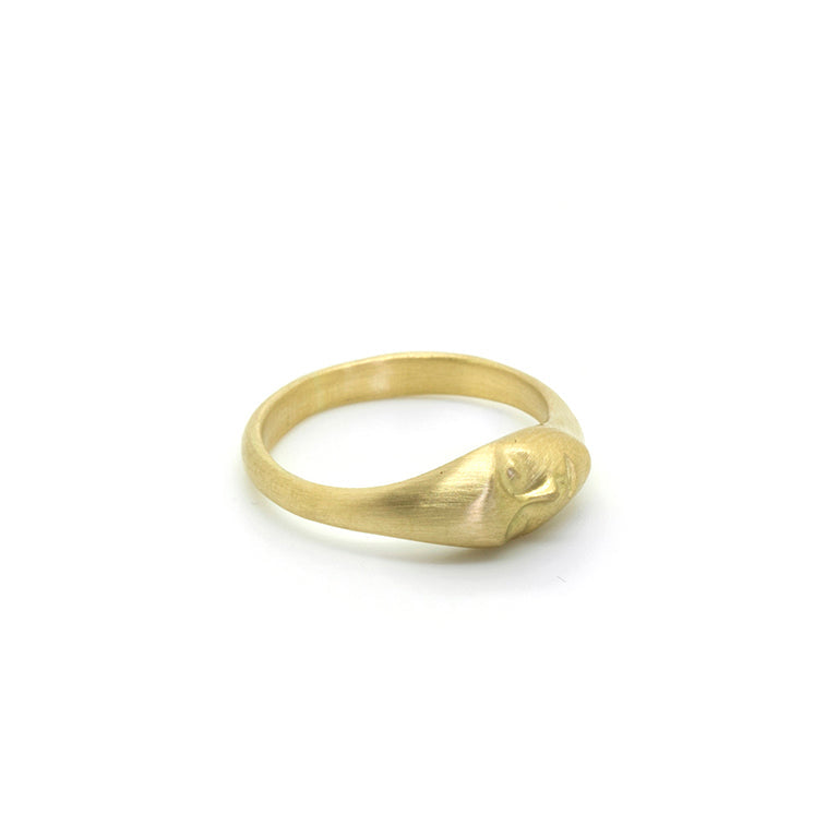 Medium Grey Lady Cameo Ring-Hannah Blount Jewelry