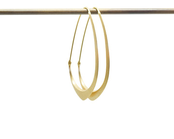 Medium Facet Hoops-Hannah Blount Jewelry