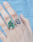 Titania Emerald Lady Vanity Ring-Hannah Blount Jewelry