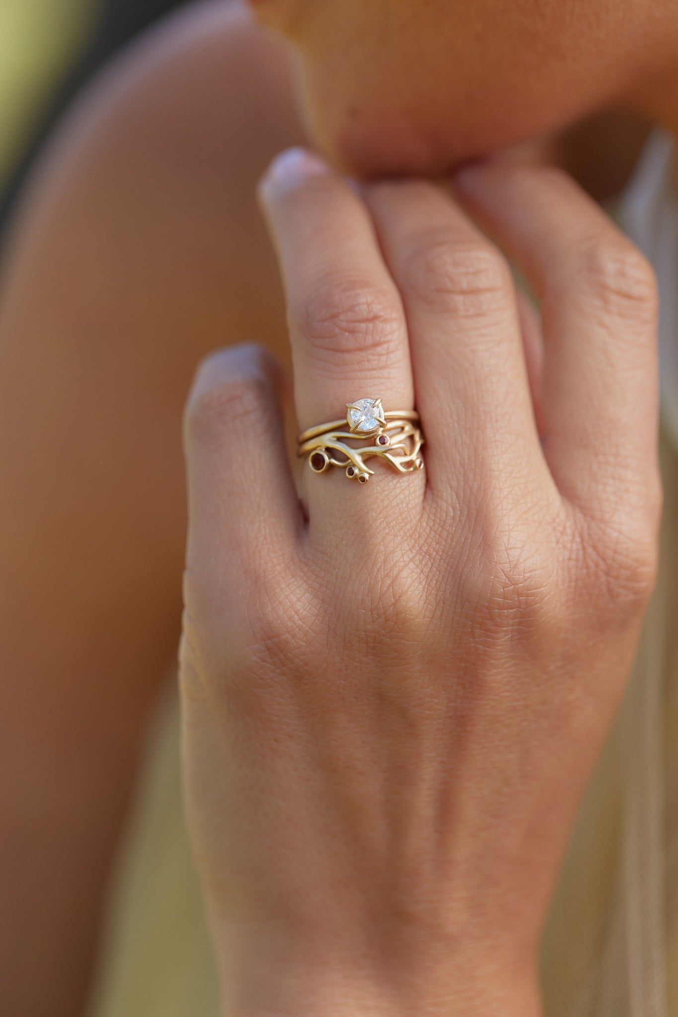 Vega Diamond Vanity Ring-Hannah Blount Jewelry