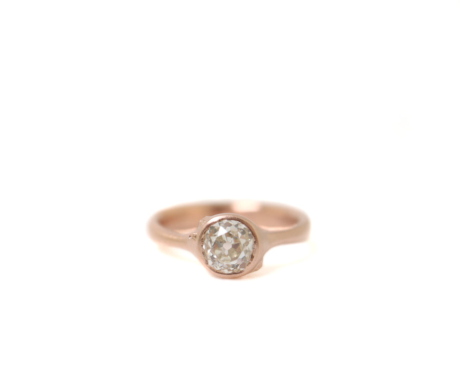 Silk Rose Diamond Ruthie B. Ring with Barnacles-Hannah Blount Jewelry