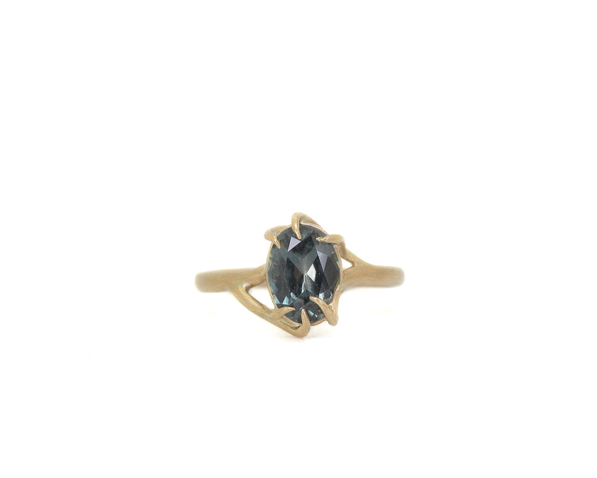 Dusk Blue Montana Sapphire Branch Waiting Ring-Hannah Blount Jewelry