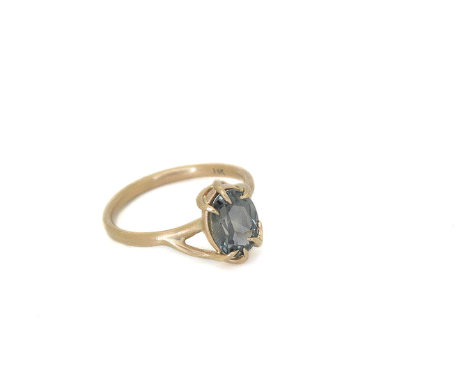 Dusk Blue Montana Sapphire Branch Waiting Ring-Hannah Blount Jewelry
