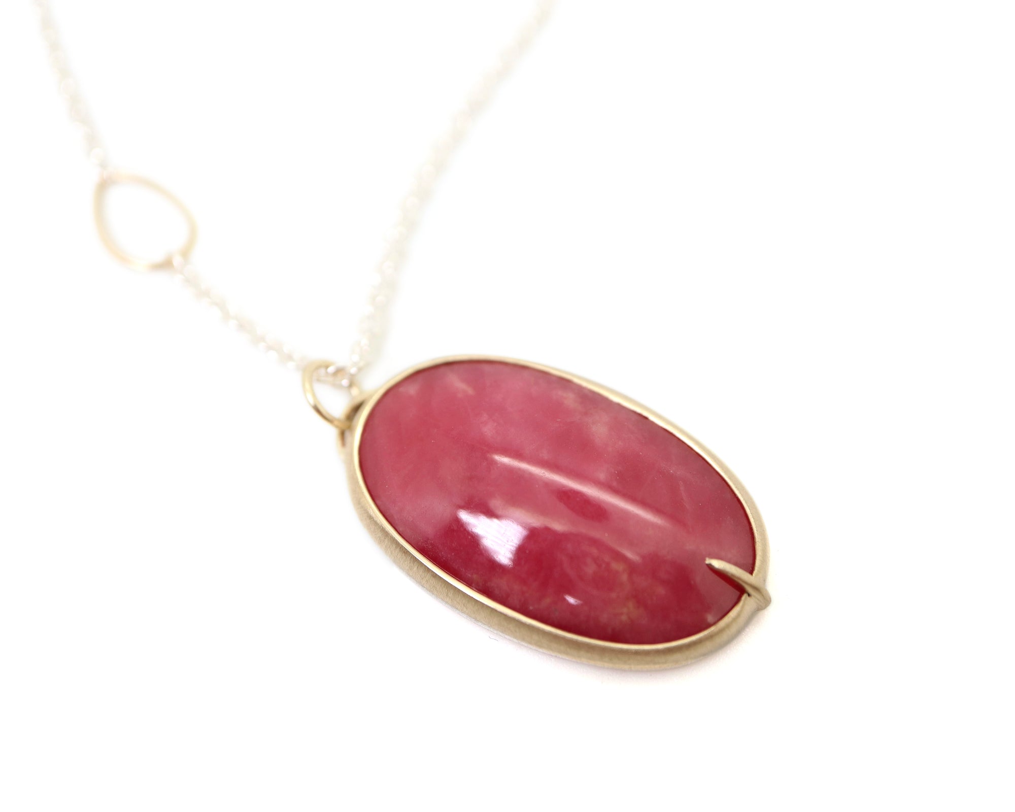 Aurora Rhodonite Vanity Necklace-Hannah Blount Jewelry