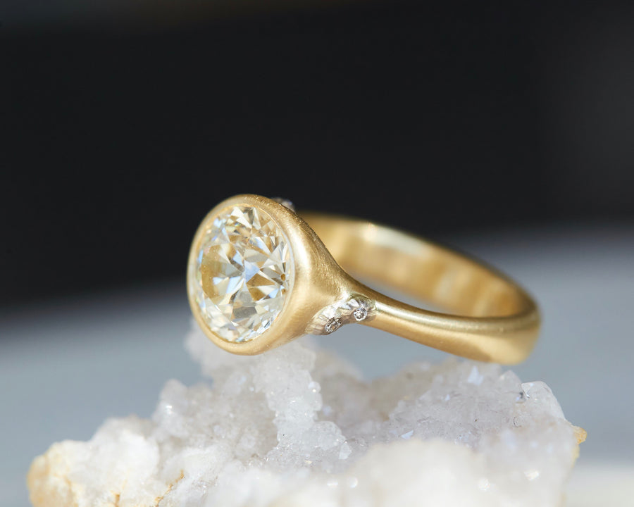 Ocean's Treasures Diamond Ruthie B. Ring with Barnacles-Hannah Blount Jewelry
