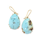 Endless Horizon Kazakhstan Turquoise Vanity Earrings-Hannah Blount Jewelry