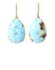 Endless Horizon Kazakhstan Turquoise Vanity Earrings-Hannah Blount Jewelry