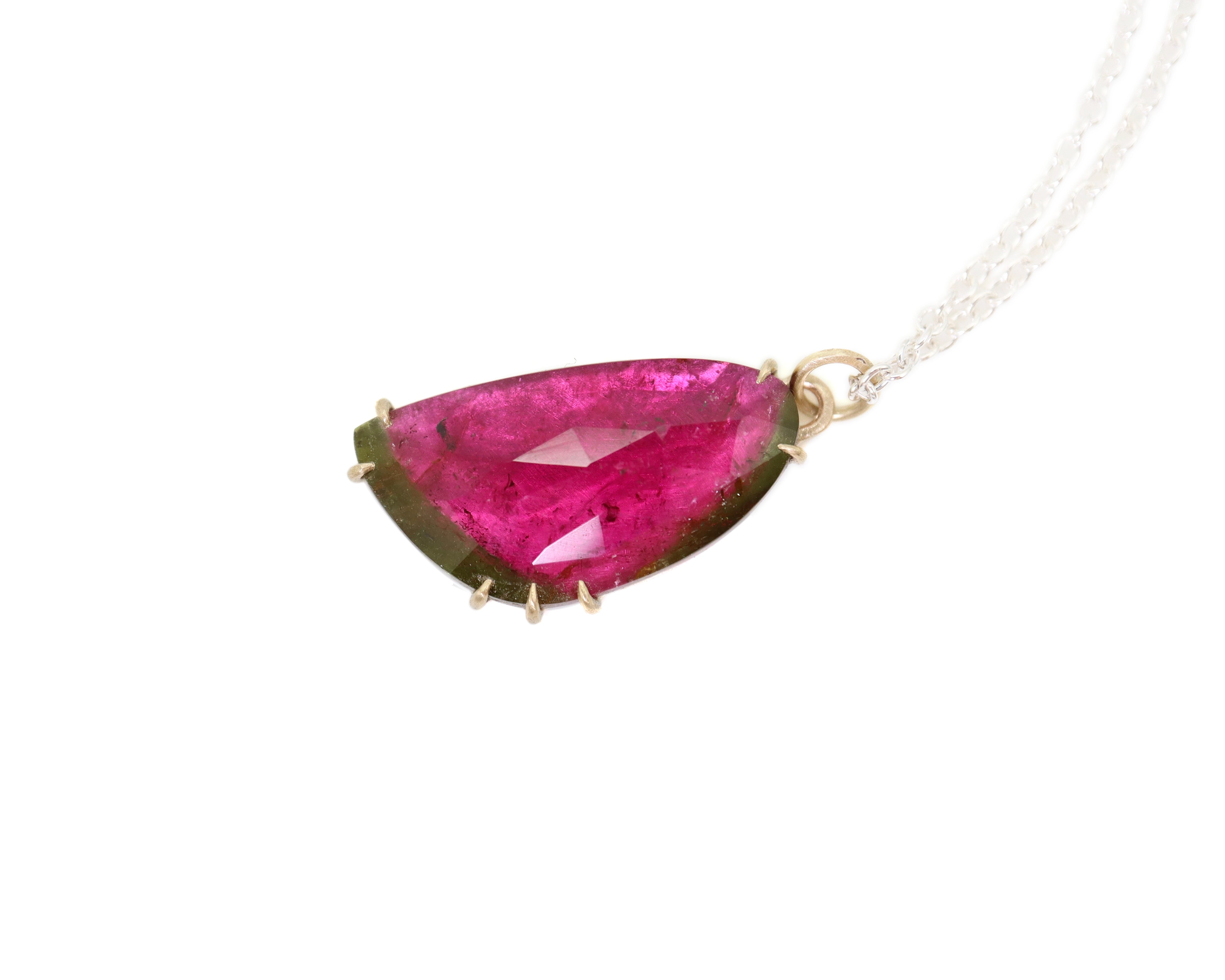 Botanical Solstice Tourmaline Vanity Necklace-Hannah Blount Jewelry