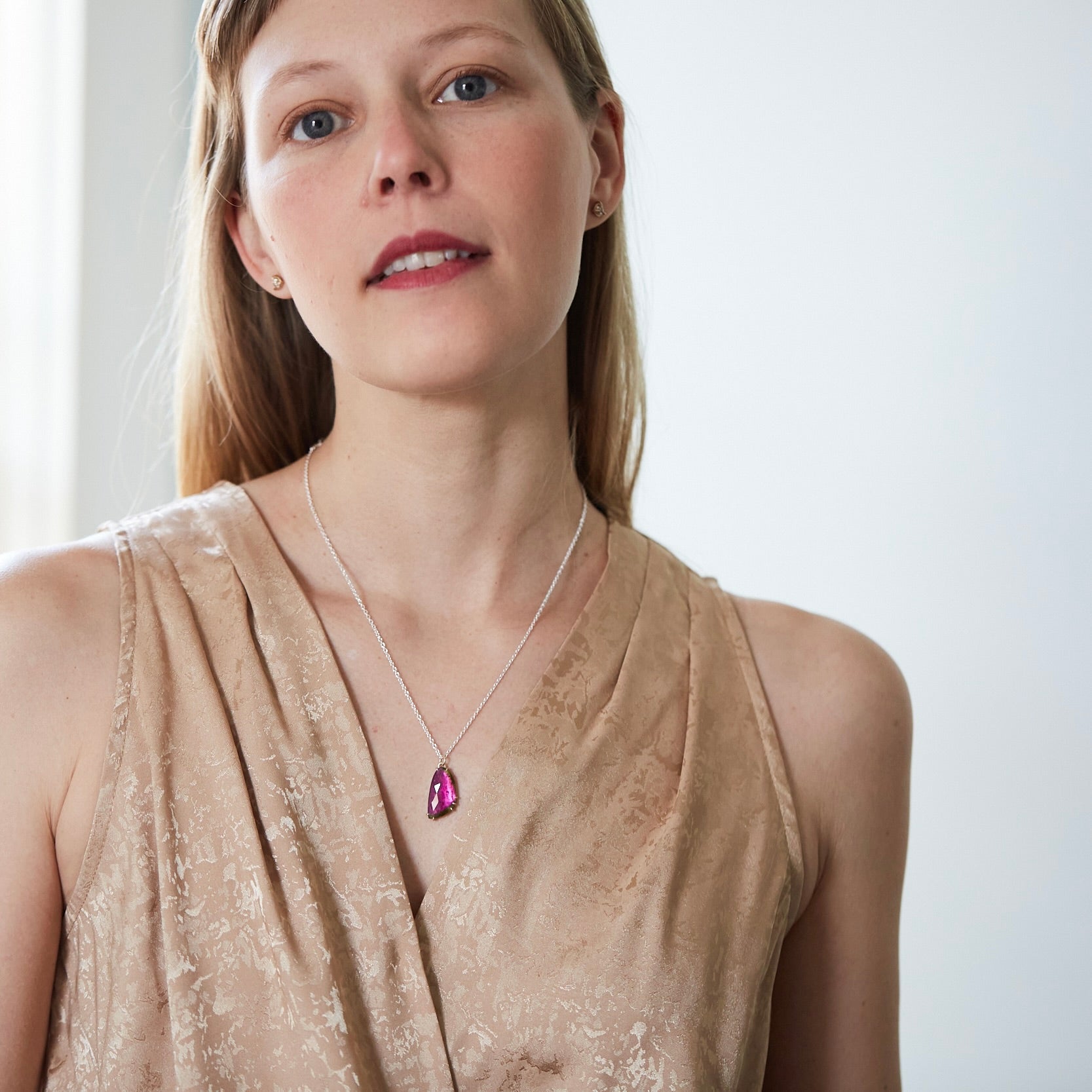 Botanical Solstice Tourmaline Vanity Necklace-Hannah Blount Jewelry