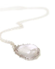 Lightning Strike Enhydro Quartz Vanity Necklace-Hannah Blount Jewelry