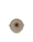 Rorschach Starburst Agate Cameo Ring-Hannah Blount Jewelry