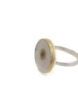 Rorschach Starburst Agate Cameo Ring-Hannah Blount Jewelry