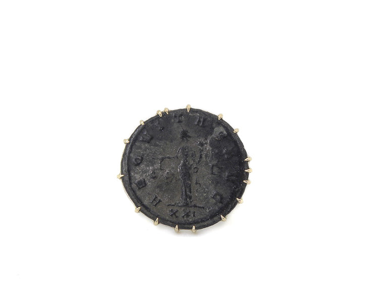 Ancient Aeqvitas Personification Vanity Coin Ring-Hannah Blount Jewelry
