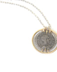Ancient Empress Fulvia Plautilla + Goddess Venus Vanity Coin Necklace-Hannah Blount Jewelry