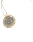 Ancient Empress Fulvia Plautilla + Goddess Venus Vanity Coin Necklace-Hannah Blount Jewelry