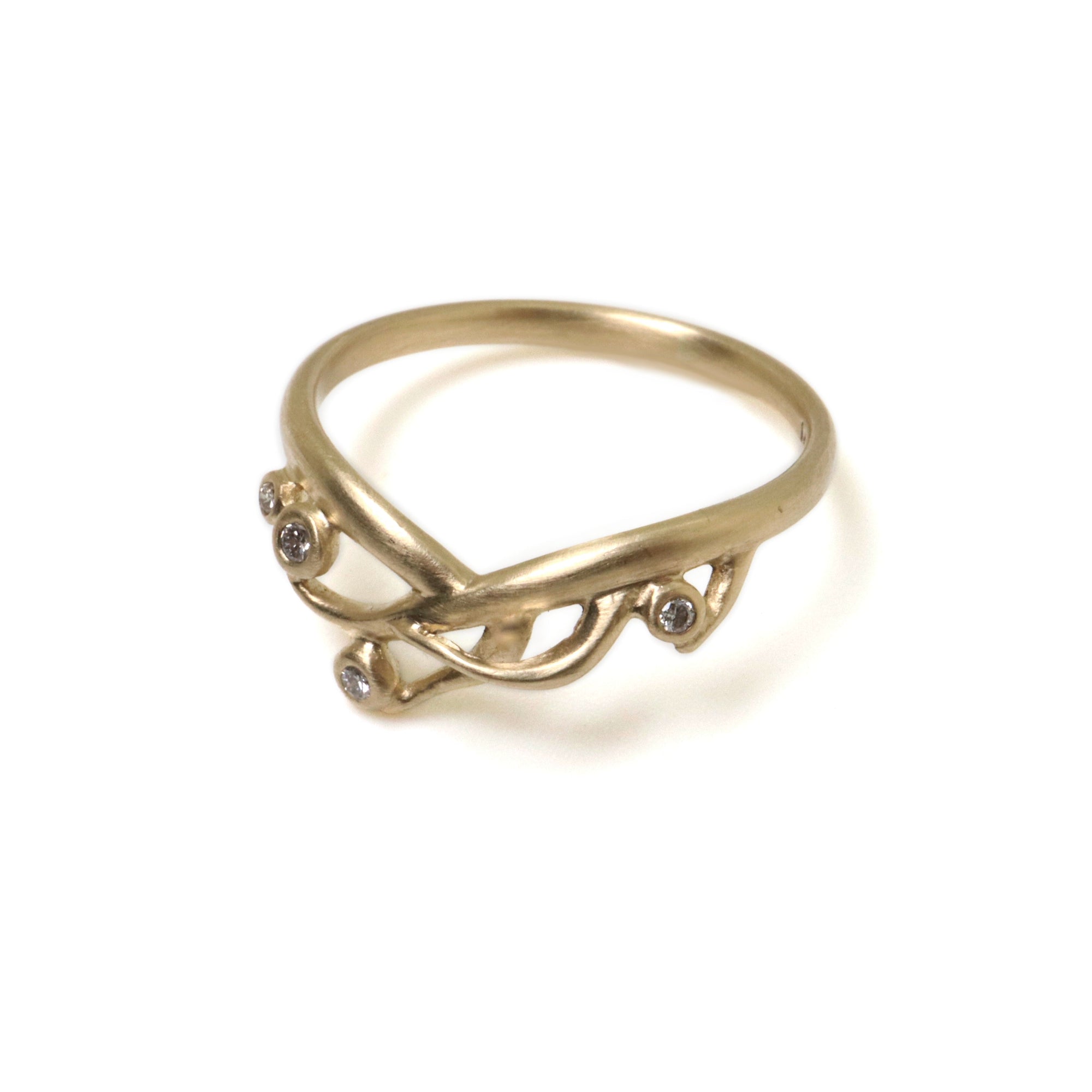 Diamond Branch Waiting Bands-Hannah Blount Jewelry